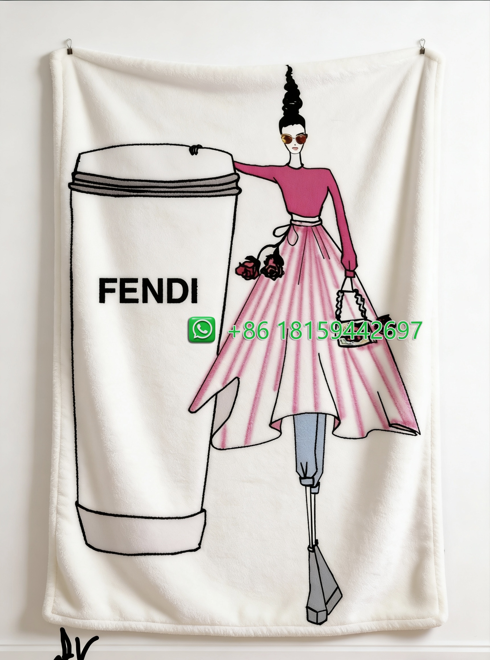 Fendi Throw Blankets